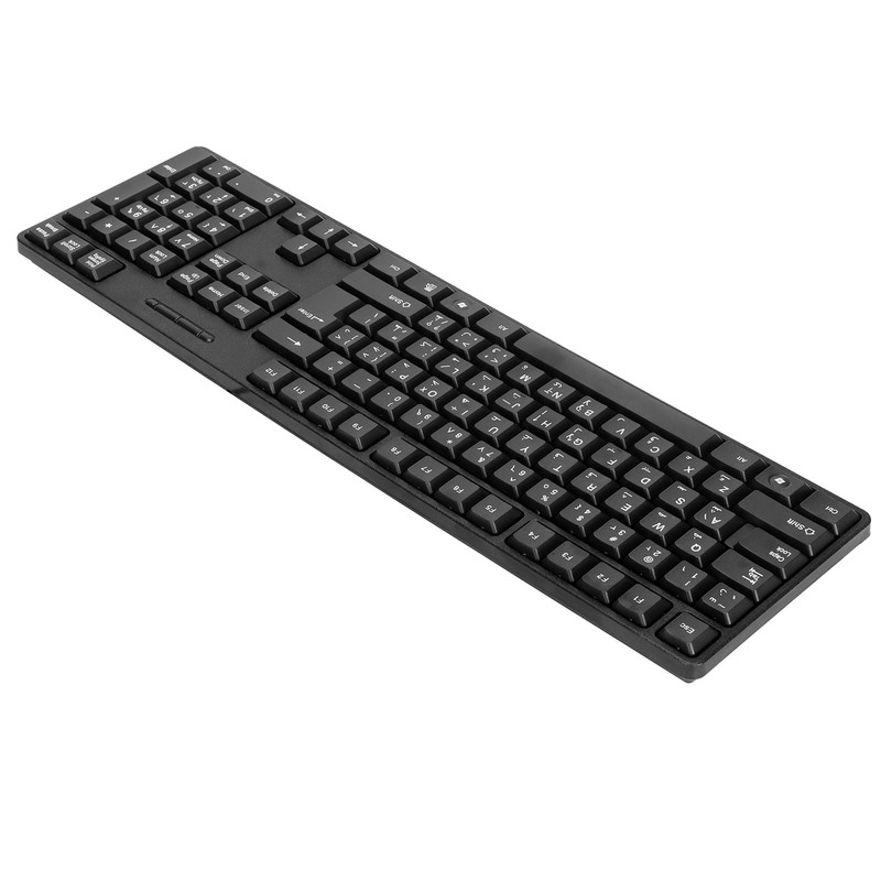 Computer Keyboards Ergonomic Design Durable USB Wired Arabic English Mechanical