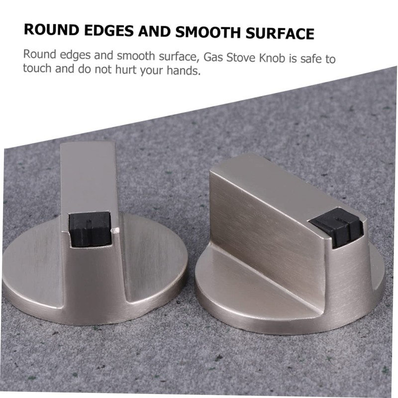 DOITOOL Metal Stove Knobs 4 Universal Replacement Knobs for Cooker
