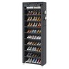 UDEAR 10-Tier Free Standing Shoe Rack Sturdy Shoe Rack Organizer