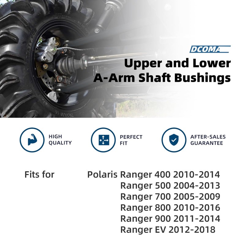 DCOMA Front or Rear Upper Lower A Arm Shaft Bushings