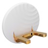Hair Dryer Holder Stand Wall Mounted Adhesive Foldable Blow Dryer