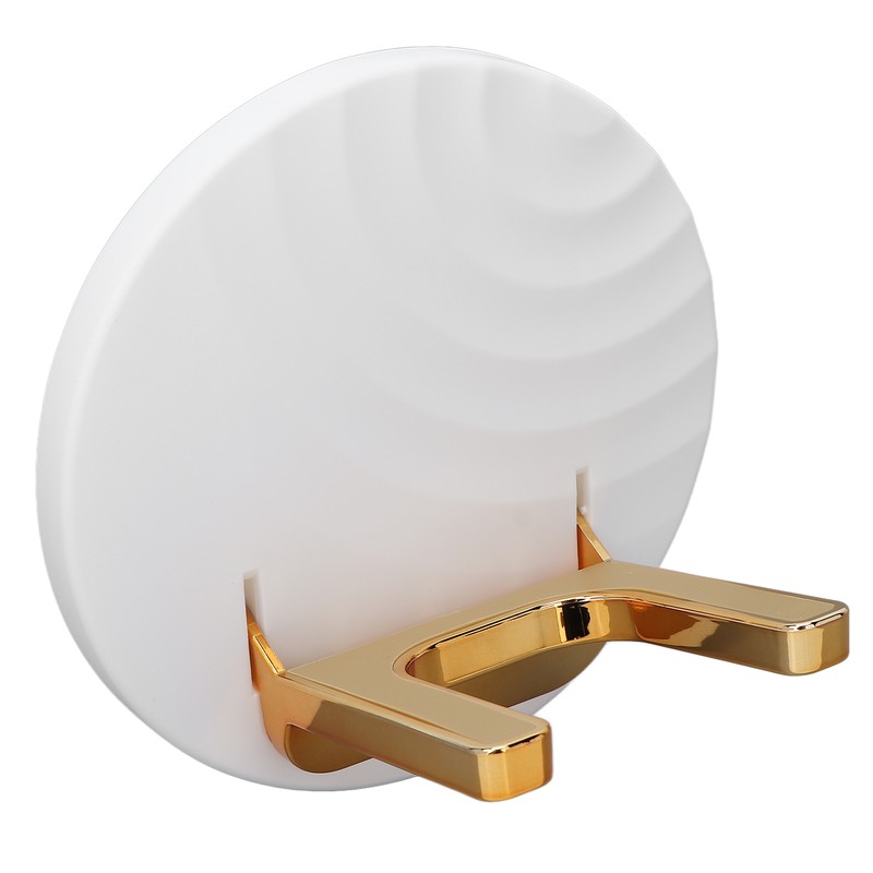 Hair Dryer Holder Stand Wall Mounted Adhesive Foldable Blow Dryer