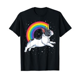 French Bulldog Unicorn Shirt Girls Space Galaxy Frenchicorn T-Shirt