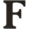 Deltana RL4F-10B 4-Inch Residential Letter F House Board