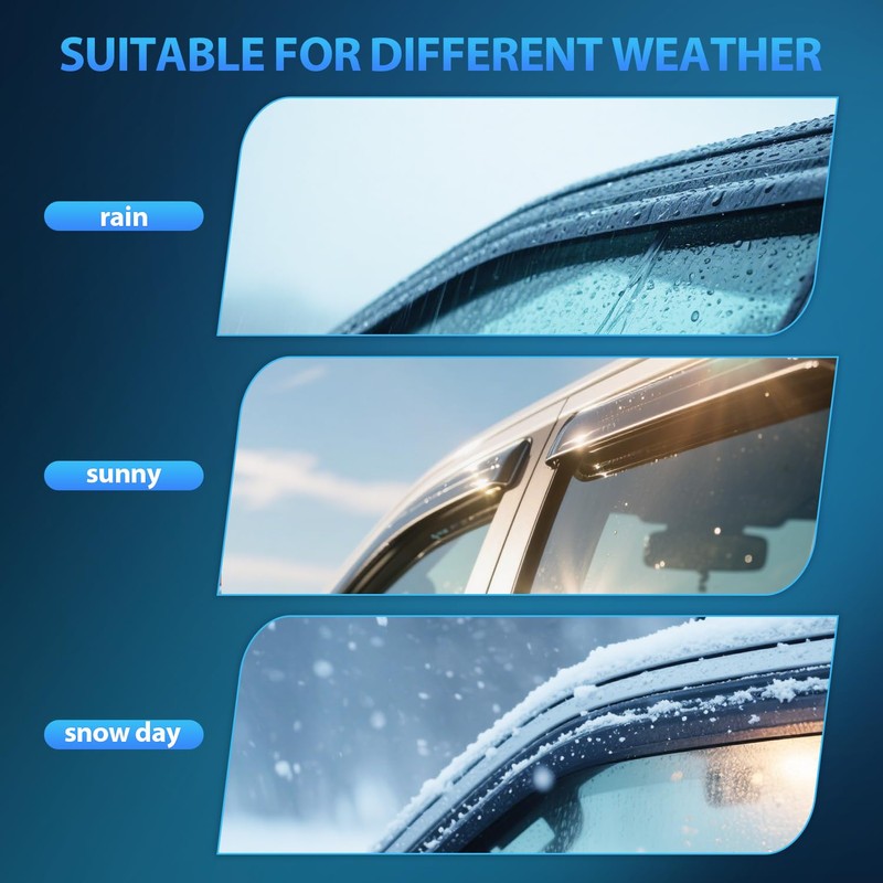 Nilight Window Rain Guards for Toyota Camry 2018 2019 2020