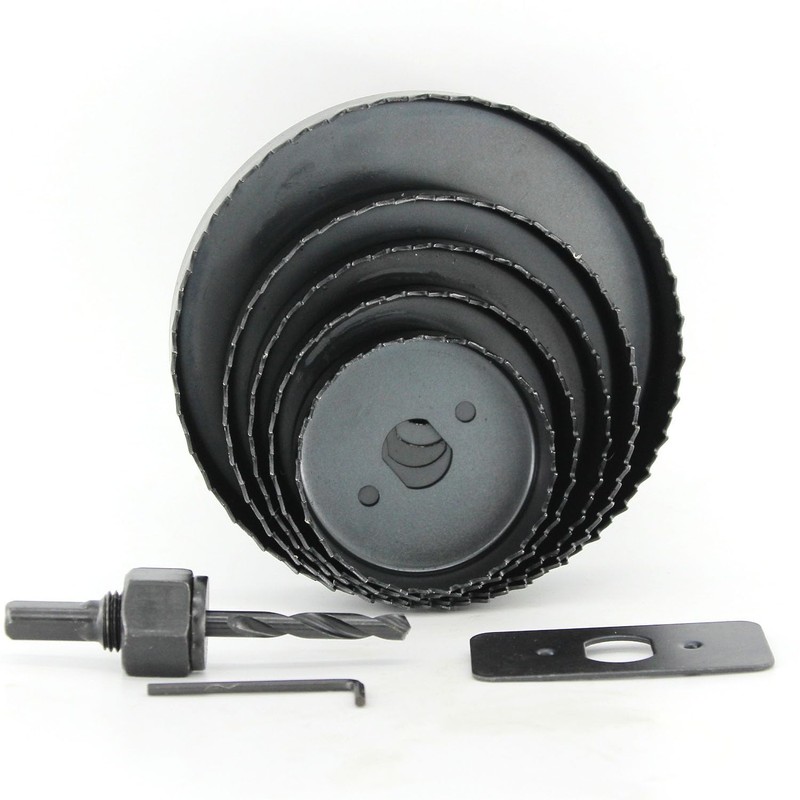 Hole Saw Set - Carbon Steel Downlights Holesaw Drill Bit