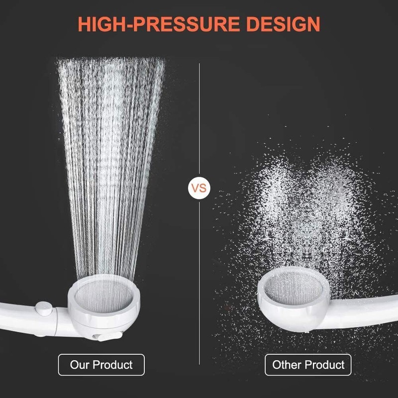 GASLAND CAMPLUX 5FT Portable Hand-Held Showerhead High-Pressure w/Garden Hose for