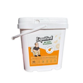 Liquified RV Toilet Treatment Drop-Ins - Prevents Tank Odors - Breaks Down Waste and Tissue - Septic Tank Safe - Matts RV Reviews - Orange Scent - 60 Treatments (60 1oz pods)