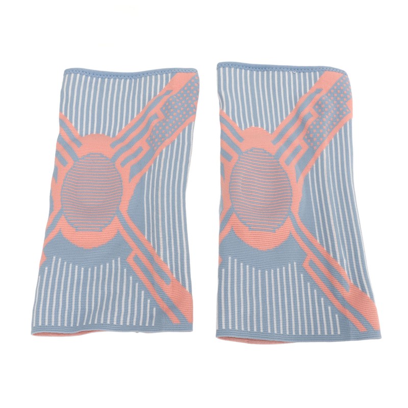 1 Pair Knee Brace Thickened Pads Breathable Mesh Silicone Spring