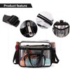 UEOE Clear Bags Stadium Approved,See Through Tote Bag+Shoulder Strap Large