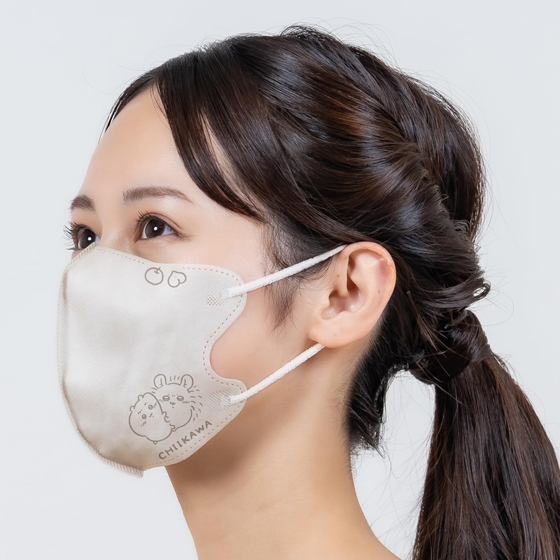 Chiikawa 3D Charm Point Mask (Fruit) 20-Piece Box Mask