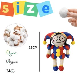 POPOYU The Amazing Digital Gangle Plush Toys,Circus Plushies Stuffed Pomni Jax Plushie Doll,Cyber Circus Cute Soft Stuffed Rabbit Figure Plush for Kids Boys Girls TV fans Birthday Gifts