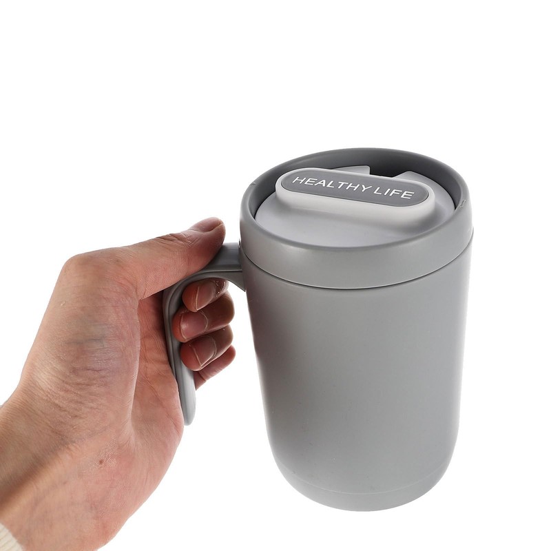 Mikinona Stainless Steel Insulated Travel Cup Leak Proof Portable Handle