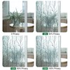 DKTIE Nature Pattern Rainbow Window Film Decorative Stained Glass Window