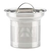 BonJour Ceramic Coffee and Tea 4-Cup Ceramic Teapot with Infuser,