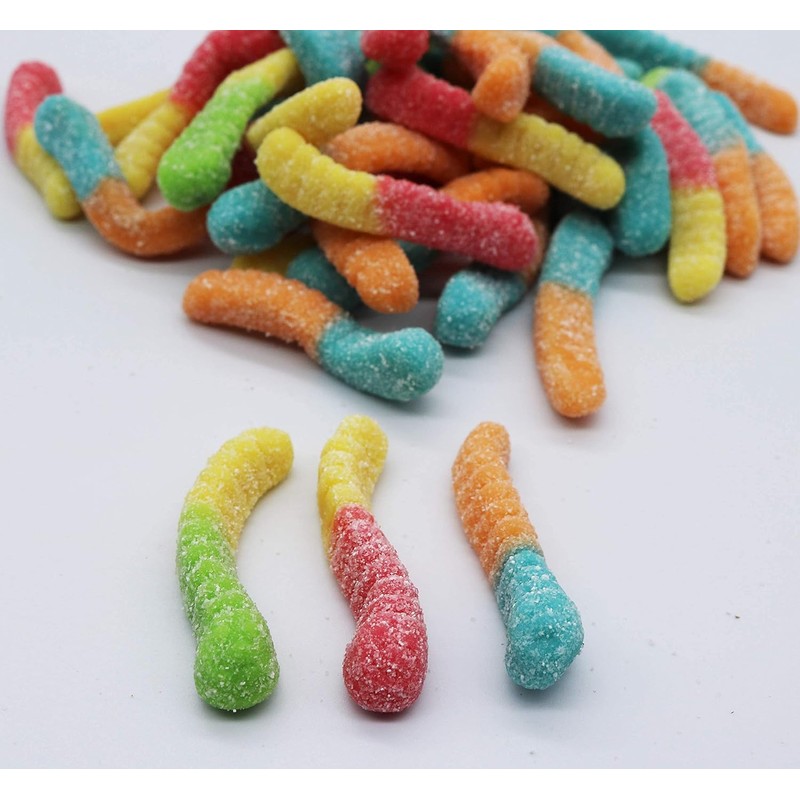 Smarty Stop Gummy Worm Candies (2 Pound (Pack of 1),