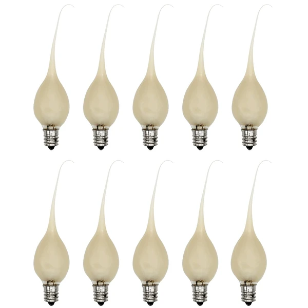 Creative Hobbies® Country Style Silicone Dipped Candle Light Bulbs (Pkg