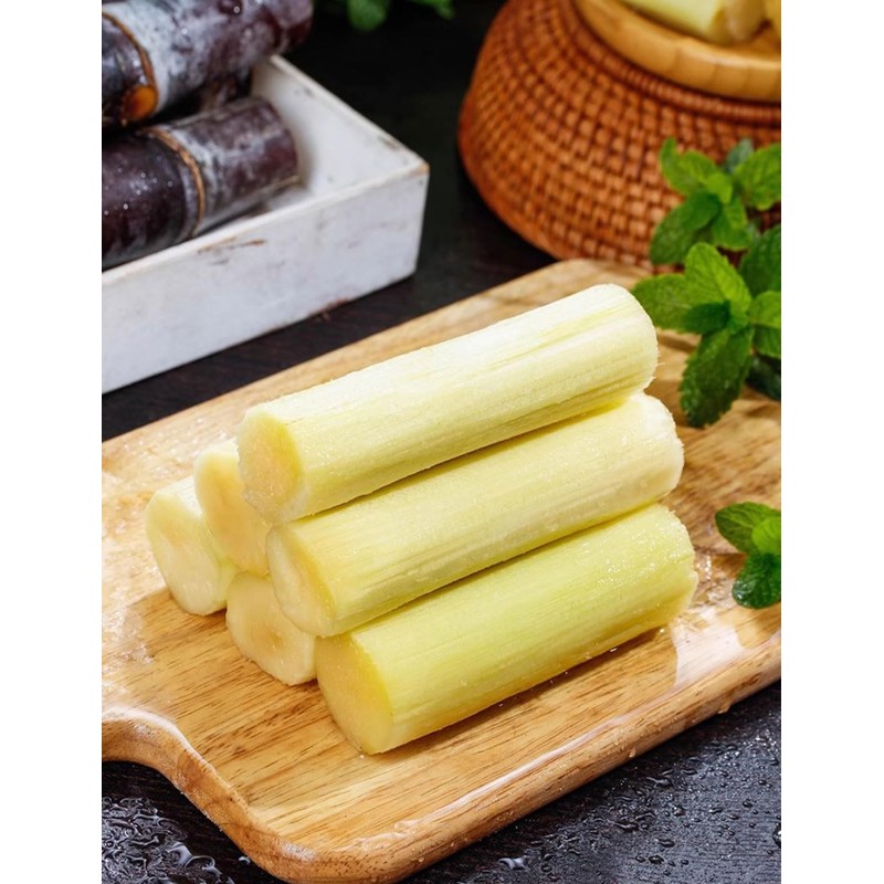 Sugar Cane（360g/12.7oz,1Pack/bag）Packaged Peeled Sugarcane Chunks Convenient and Easy-to-eat Sugar Cane