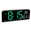 Digital Alarm Clock Large LED Display Desk Wall Clock with