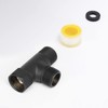 NearMoon Solid Brass G1/2" 3 Way Diverter Valve - Hose