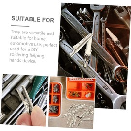 Beavorty 100pcs Alligator Clips for Electrical Testing Versatile Crocodile Test Clamps for Diy Projects Automotive Use and Measuring Voltage Resistance and Continuity