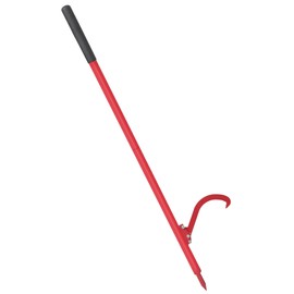 61 in Felled Cant Hook Logging Tool with Rubber Grip and Adjustable Hook - Cant Hook Log Roller Tool, max 19 Inch Opening Felling Log Roller Tool