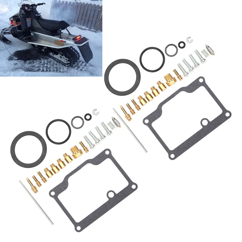 Motorcycle Carburetor Repair Kits Maintenance Replacement for Polaris Indy Trail