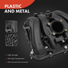 A-Premium Engine Intake Manifold Compatible with Chevy, GMC & Buick Models - 2010-2017 - Equinox, Impala, Malibu, Captiva Sport, Terrain, Regal, LaCrosse, Verano, DOHC, 2.4L