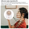 Neck Fan USB Rechargeable Battery 3 Speed Portable Handheld Vertical