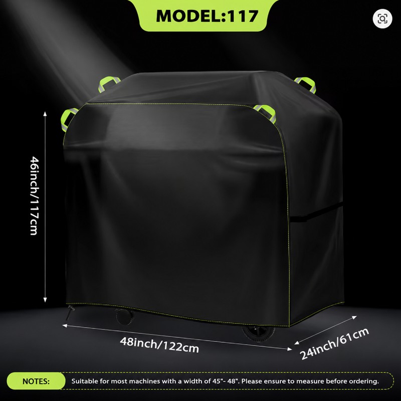 Waterproof BBQ Grill Cover for Outdoor Storage – 100% Polyester