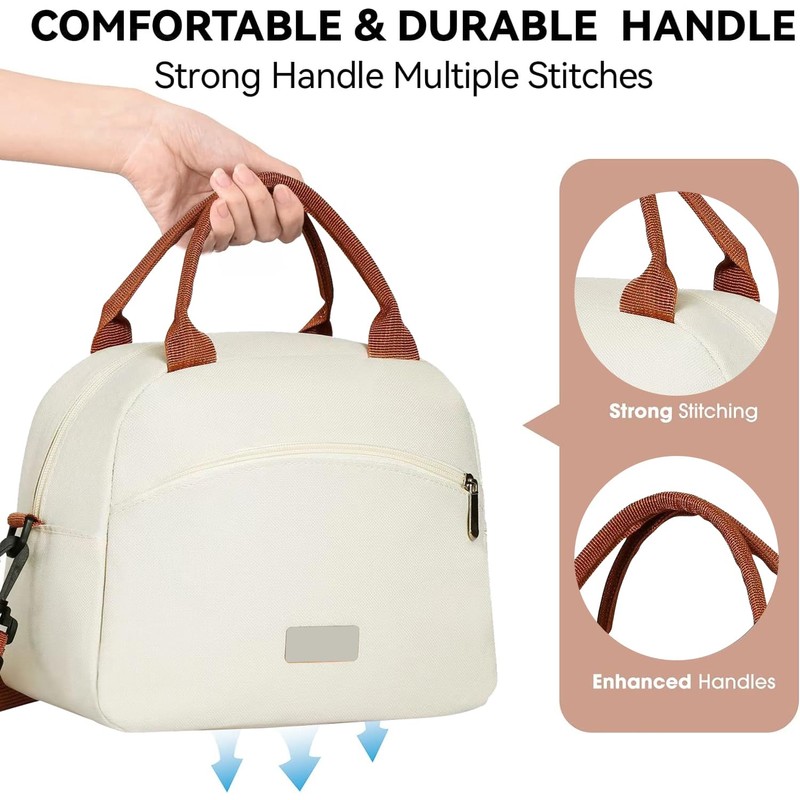 Bolsa del Almuerzo, TAVZEW Hielera Reutilizable de Doble Cubierta, Tela