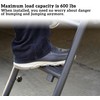 POKIAUTO Universal Foldable and 360° Rotatable Tailgate Ladder for Pickup