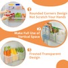 YAYODS 9 Pcs Fridge Storage Organiser Box, Plastic Refrigerator Side
