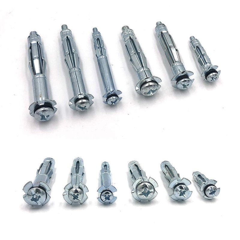 ISPINNER 20 tornillos de anclaje de pared M4 x 32