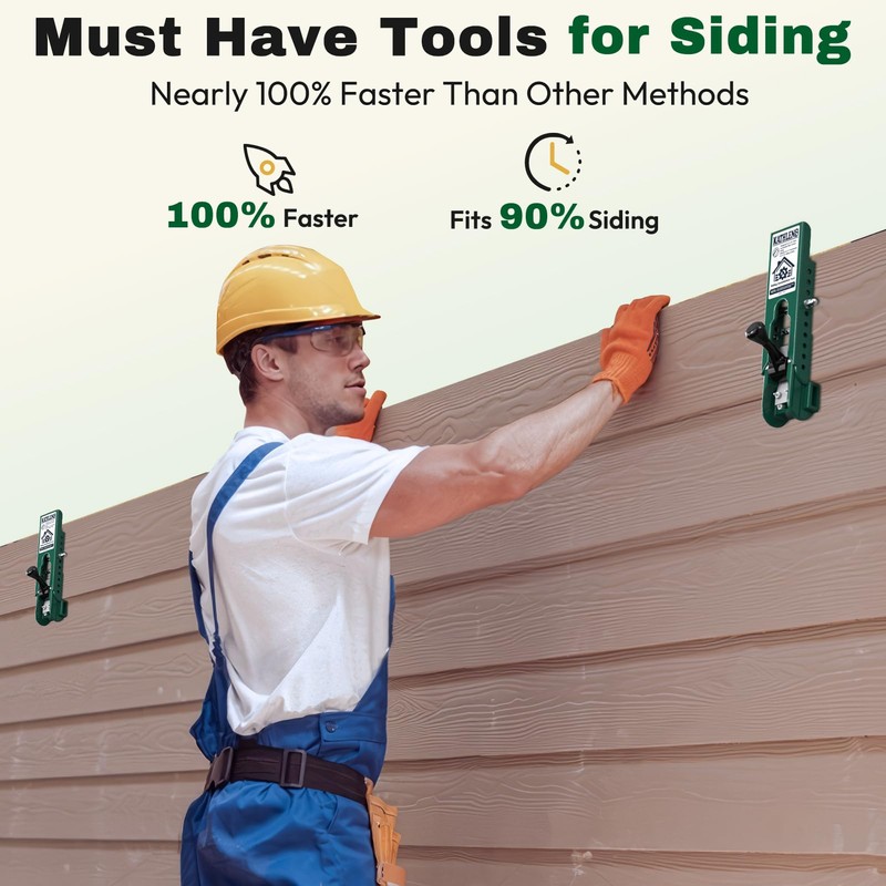 Pro Siding Installation Tools, Siding Gauge Tools, Adjustable Reveal, Heavy-Duty