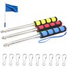 Telescopic Flag Pole, Handheld Telescopic Pole, Extendable Flag Pole Telescopic