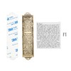 BRTAGG Mezuzah Case with Double Sided Tape, 13.5cm Tall, English