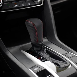 LDYFC - Funda de piel para palanca de cambios de coche para Honda Civic 10ª generación 2021 2020 2019 2018 2017 2016 Accesorios (B)
