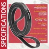 SPARES2GO Poly-V Drive Belt for Bush BCGBTD8HP TD7CNBCW Tumble Dryer