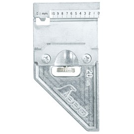 Shinwa Sokutei 12484 Metal Stopper for Curved Ruler, Thick Wide Type