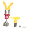 Spray Tip Guard Nozzle Base Swivel Aluminium Alloy Spray Guide