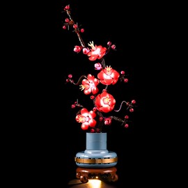 YEABRICKS LED Light for 10369 Icons Plum Blossom Building Blocks Model (Building Set NOT Included)