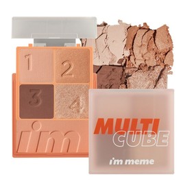 I'M MEME Multi Cube Shadow Palette, 02 Hello Peach, 1 piece / 아임미미 멀티 큐브 섀도우 팔레트, 02 헬로피치, 1개
