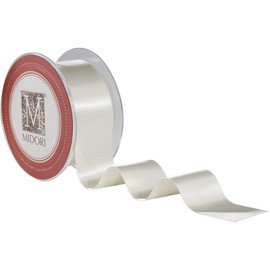 Double Faced Satin Ribbon - Bone