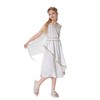 Colorful House Greek Goddess Costume Girls with Cape Deluxe Roman