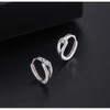 Oivzziy Women's 925 Sterling Silver Huggie Hinged Hoop Earrings with