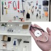 MUWINC Pegboard Hooks - 10 PCS Tool Hooks, Pegboard Accessories,