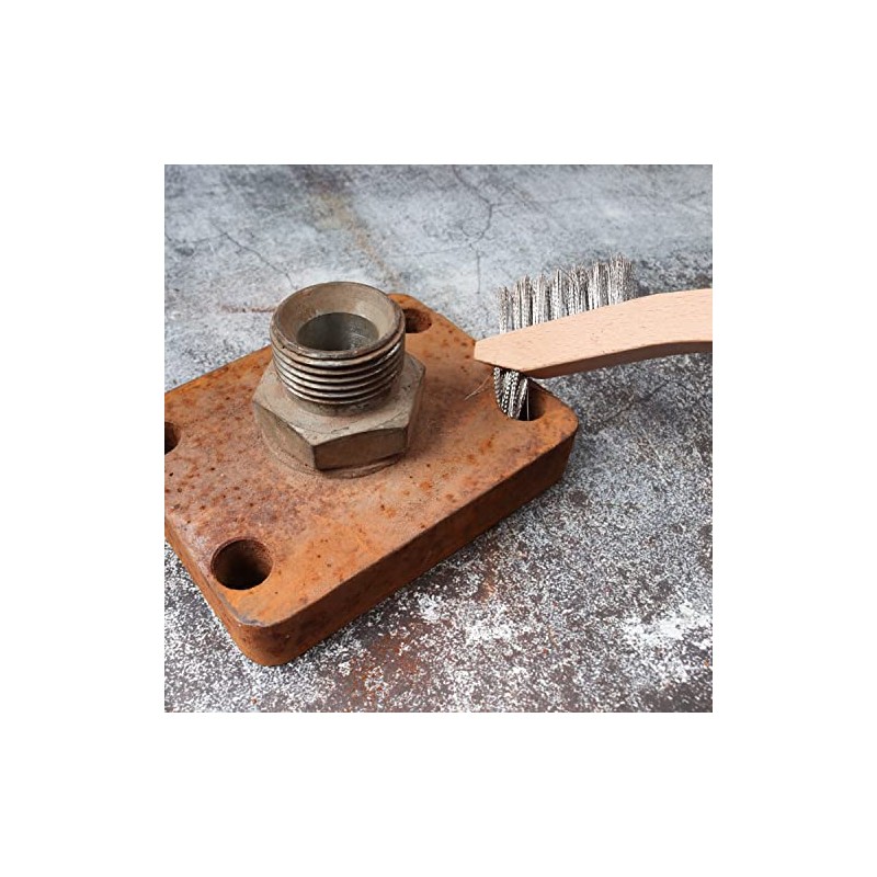 Wire Brush Set 6Pcs, Small Detailing Wire Scratch Brushes for