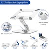 BESIGN LSX7 Laptop Stand with 360° Rotating Base, Ergonomic Adjustable
