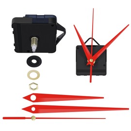 Clock Mechanisms Kit White Clock Hands Silent Quartz Clock Mechanism Kit Wall Clock Movement Kit Replacement Parts And Hands Ideal For Wall Clock DIY Clock Kit Or Repair Parts Clock Hands Only